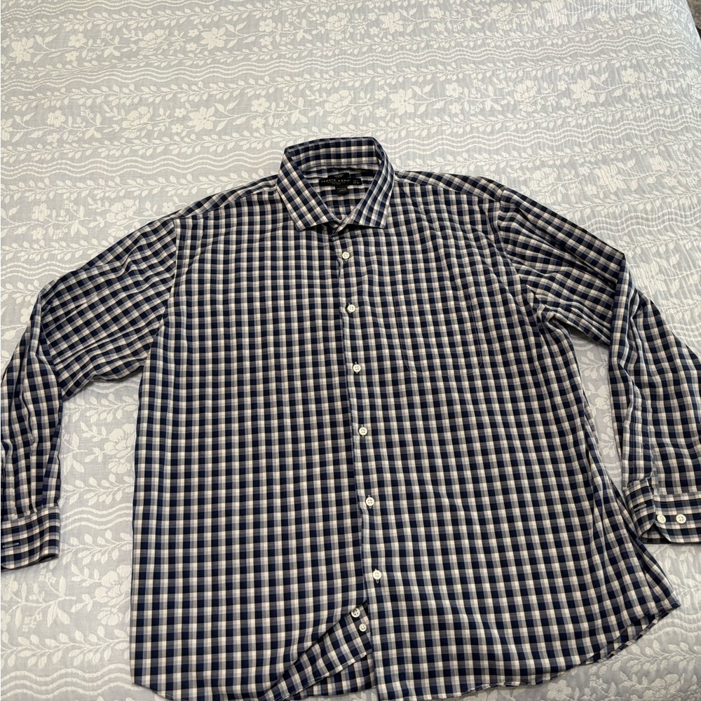 Pronto Uomo Blue Casual Button Down Shirt